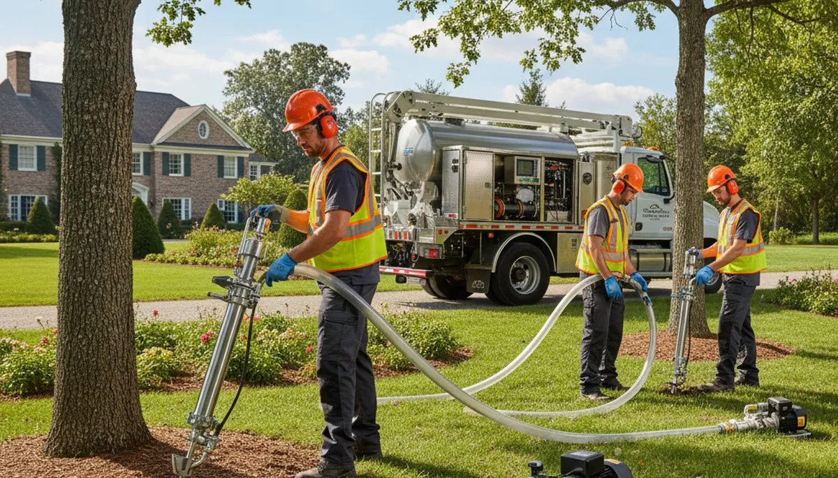 Austin, TX arborist fertilizing trees for healthier growth and stronger root systems