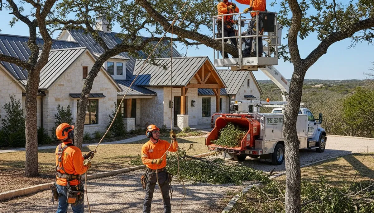 Austin, TX tree service team providing professional tree trimming and removal for local properties